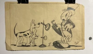 Jiminy Cricket Illustration Sketch Original  - Picture 1 of 3