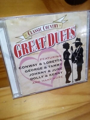 Time Life Classic Country Great Duets 2x CD Conway-Loretta, Kenny-Dolly Etc! Foto 1 de 4