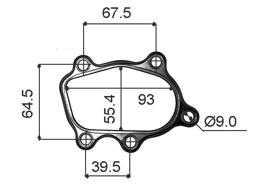 JUNTA DE SALIDA TURBO PERMASEAL PARA NISSAN 200SX S15 1999-2003 SR20DET VCT DOHC Foto 1 de 1