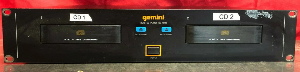 Vintage 1994 GEMINI - CD-9000 Dual CD Player - Excellent Condition! - Image 1 of 4