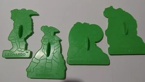 Wilton Teenage Mutant Ninja Turtles Cookie Cutters Vintage 1990 - Picture 1 of 10