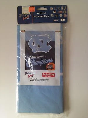 North Carolina Tar Heels 2005 NCAA National Champions 27x37 Vertical Banner NIP - Image 1 of 2