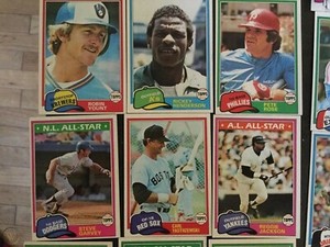 1981 Topps Baseball Cards Singles U-Pick NM .99 ea. #1-256  *.25 total shipping*
