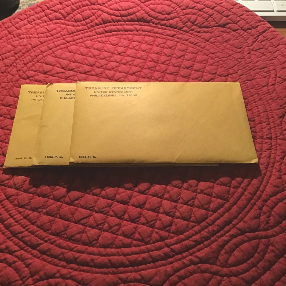 3, 1964 Silver Proof Sets, Sealed Unopened. - Image 1 of 2