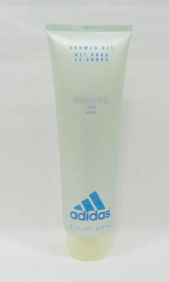 ADIDAS MOVES SHOWER GEL FOR HER (WOMEN) 6.7 OZ *NEW NO BOX*  - Image 1 of 1