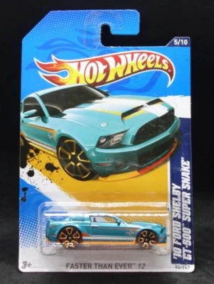 Ford Shelby GT-500 Super Snake синий Hot Wheels Faster Than Ever 12 5/10 10 - Изображение 1 из 2