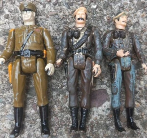  Lot of 3 Vintage 1981 Mego Eagle Force 3” Cast Iron Action Figure  - Picture 1 of 5
