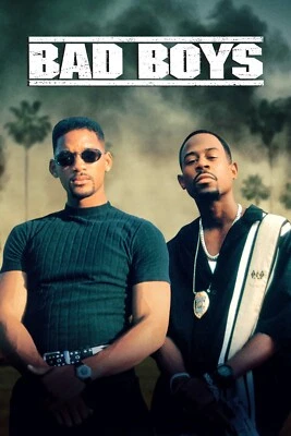 1995 Bad Boys Movie Poster 11X17 Will Smith Martin Lawrence Tea Leoni 🚨💥🍿