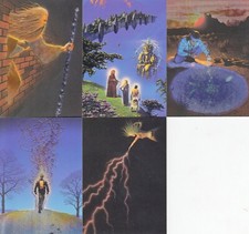 TIM WHITE 1994 FPG COMPLETE METALLIC STORM INSERT CARD SET MS1 TO MS5 CHASE