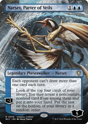 🧙Narset, Parter Of Veils M 0076 BLC BLB Bloom Burrow MTG - Image 1 of 2