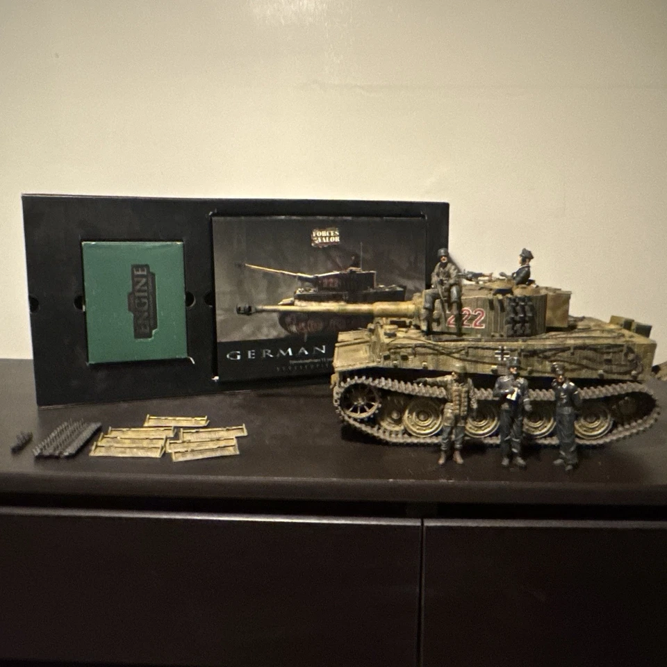 WW2 German Tiger Tank Forces Of Valor 1:16 Diecast Built Model Michael Wittmann - Image 1 of 4