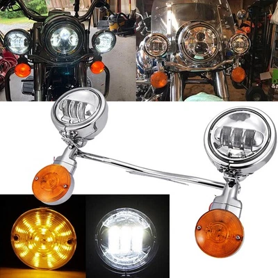 Barra de luz LED de passagem de sinais de seta para Honda Shadow ACE Aero VT 750 1100 VLX 600 - Imagem 1 de 4