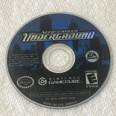 Nintendo Gamecube Need for Speed: Underground Disc Only Tested - Image 1 of 2