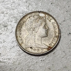 COLOMBIA 🇨🇴 ONE (1) CENTAVO COIN 1952 - Picture 1 of 2