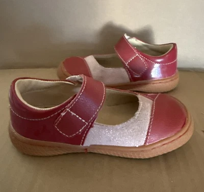 Livie & Luca Red Pink Shoes Sweet Remnants Leather Patent Leather Size 7 - Image 1 of 4