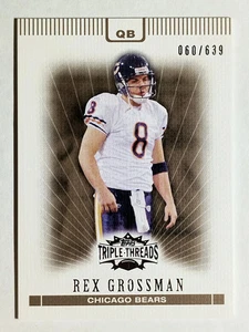 2007 Topps Triple Threads Sepia #20 Rex Grossman - Foto 1 di 2