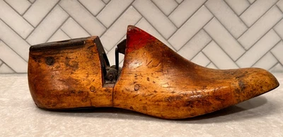 ZAPATO ZAPATERO MOLDE MADERA VINTAGE TALLA 7,5 DECORACIÓN DEL HOGAR Foto 1 de 4