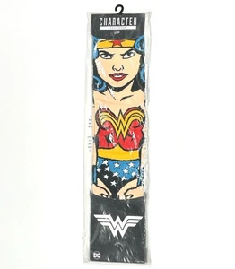 DC Comics Wonder Woman Crew Socks Size 10-13 BioWorld Animigos 360 Character - Picture 1 of 6