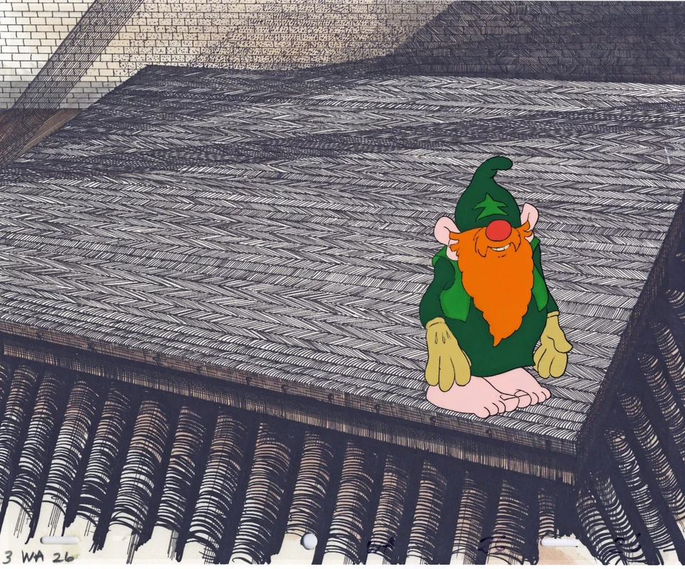 WIZARDS ANIMATION ART: ORIGINAL RALPH BAKSHI PRODUCTION CELS + Free Autograph - Image 1 of 1