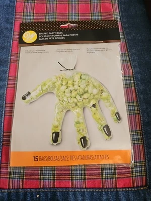 Bolsas de fiesta Wilton en forma de mano llenan palomitas de maíz 15 bolsas en paquete nuevas Foto 1 de 2