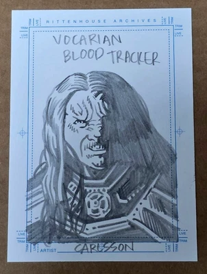 Farscape Season 3 Vocarian Blood Tracker Sketch by Carlsson RARE - Image 1 of 2