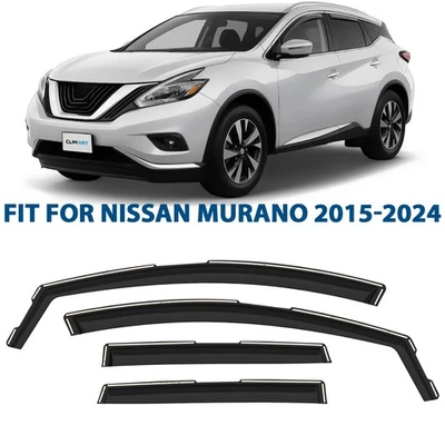 Protectores de lluvia viseras de ventilación para Nissan Murano 2015-2024 Foto 1 de 4