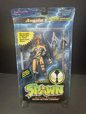 Figura de acción McFarlane Toys Angela Spawn plateada edición limitada 1995 nueva de colección Foto 1 de 2