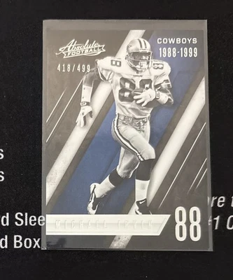 2016 Panini Absolute - Retired Michael Irvin /499! Dallas Cowboys - Image 1 of 2