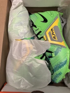 Nike Alpha Menace Pro 3 Razor Sharp Cuts Green Strike Black FB8442-303 Mens 10.5 - Picture 1 of 7