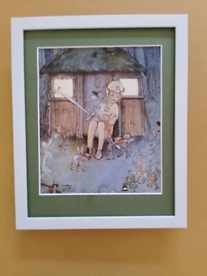 'Reloj guardado de Mabel Lucie Attwell' Peter Pan IMAGEN ENMARCADA Foto 1 de 2