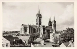 Truro Cathedral from the NE England Vintage RPPC - Picture 1 of 2