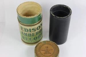 EDISON AMBEROL RECORD #18 " THE PREACHER AND THE BEAR COON SONG " Arthur Collins - Picture 1 of 5
