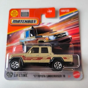 MATCHBOX Short Card MBX 2024 17 TOYOTA LANDCRUISER 78 109/125 C0859 - Picture 1 of 1