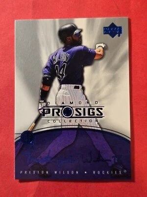 2004 UD Diamond Pro Sigs #72 Preston Wilson, cd1 - Image 1 of 3