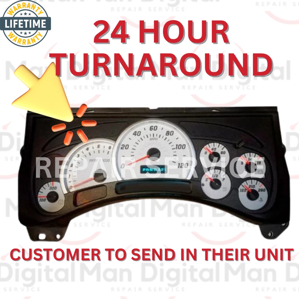 Servicio de reparación Hummer Chevy GMC Oldsm Pontiac Isuzu Cadillac Hummer Ford Cluster Foto 1 de 4