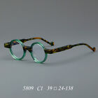 Montures de lunettes rondes de luxe en acétate lunettes design japonais lunettes 39 mm