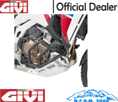 Tubular Negro Paramotor GIVI para Honda CRF1100L Africa Twin 2020 2021 2022 2023 - Imagen 1 de 4