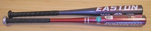 Lot of 2 Youth Baseball & Softball Bats, 28" Worth Powercell & 27" Easton Magnum - Picture 1 of 8
