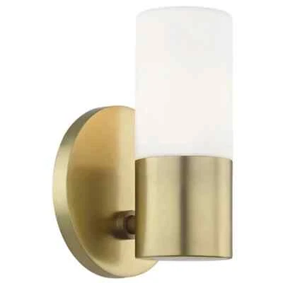 Mitzi Hudson Valley Lighting 1-Light Lola Wall Scone Aged Brass H196101-AGB Foto 1 de 4