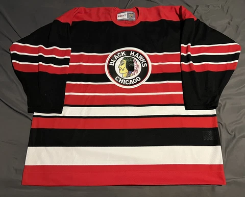 JEREMY ROENICK CHICAGO BLACKHAWKS VINTAGE TBTC CCM HOCKEY JERSEY SIZE 4XL Cover