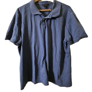 Camisa Polo Banana Republic Luxe Touch Performance Azul Jaspeado XL - Imagen 1 de 4
