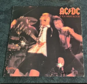 ACDC If You Want Blood Blue Albert Vinyl Lp APLP 034 - Picture 1 of 7