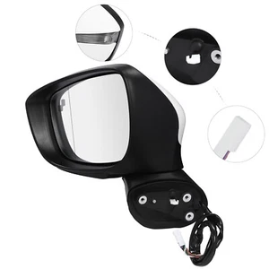 Left Driver Side Rear View Mirror W/ Blind Spot 9-Pins For 2015-2016 MAZDA CX-5 - Picture 1 of 15