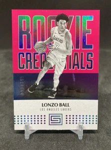 2017-18 Panini Status Lonzo Ball Rookie Credentials Red 91/299 - Picture 1 of 3