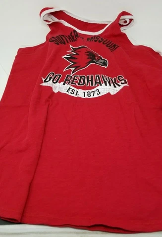 Sports Shirt Sleeveless Large Southeast Missouri Redhawks Women's Workout Cover