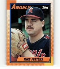 1990 Topps 14 Mike Fetters   California Angels  RC