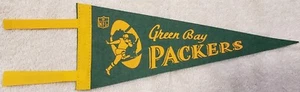 1960'S NFL GREEN BAY PACKERS FOOTBALL MINI FELT PENNANT NM - Picture 1 of 2