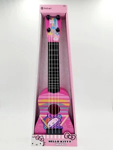 Sanrio Hello Kitty Ukulele Themed First Act Musical Instruments Tunable Musical - Picture 1 of 7