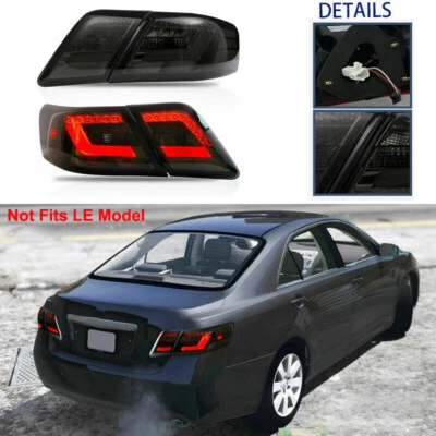 Luz trasera ahumada para Toyota Camry 2006-2011 LED luz trasera lámpara conjunto de luces Foto 1 de 4