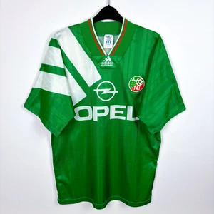 Original Eire Ireland 1992/1993/1994 Home Football Shirt Adidas - Picture 1 of 12
